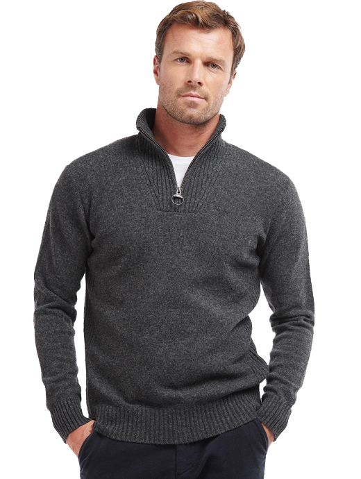 barbour essential lambswool jumper