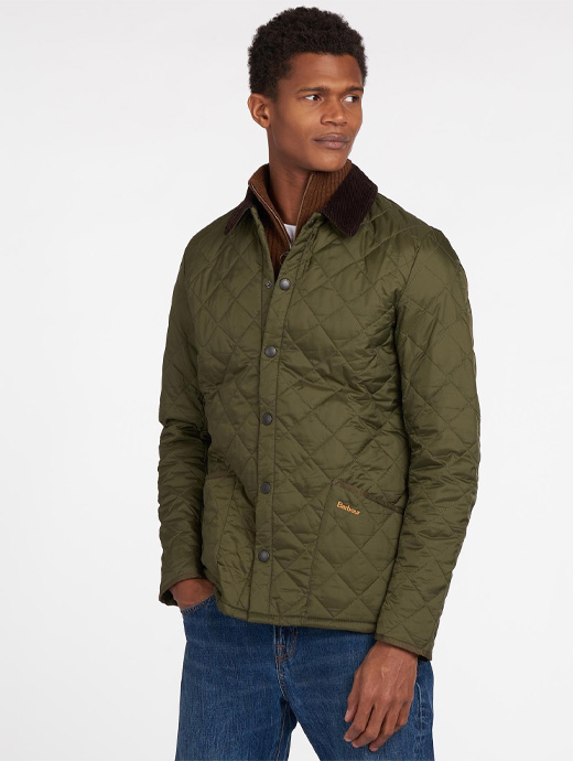 Barbour Powell Quilt Jacket Olive | MQU0281OL51 | FOOTY.COM