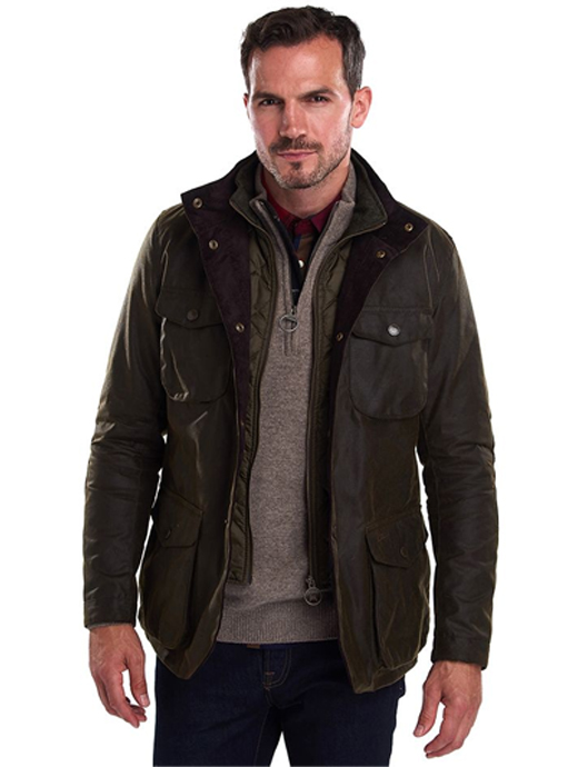 Barbour genoa waxed cotton jacket best sale