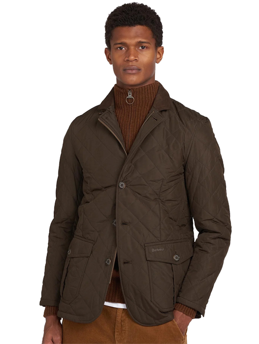 barbour quilted lutz olive