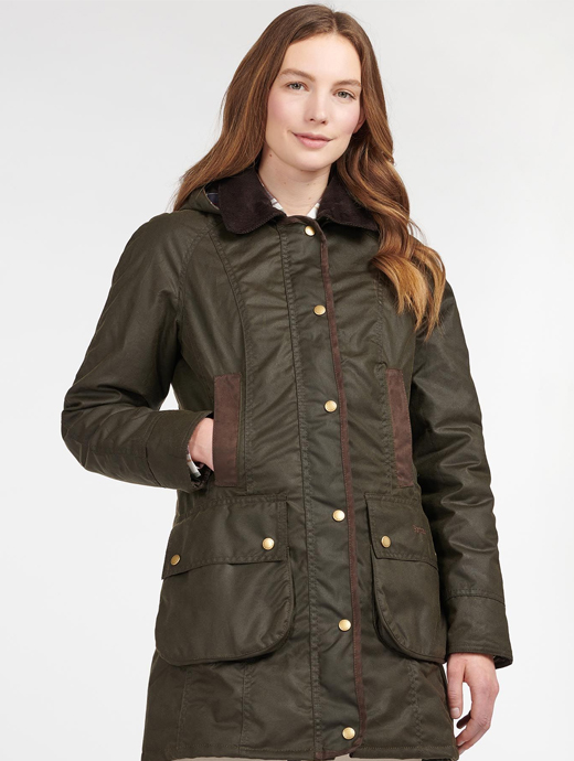 Barbour Bower Waxed Jacket Olive | Griggs
