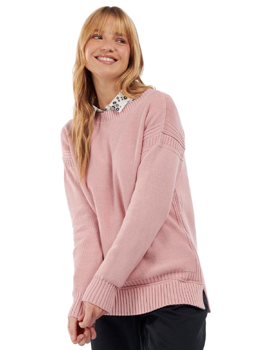 Barbour Sailboat Knit Sweater Off White 