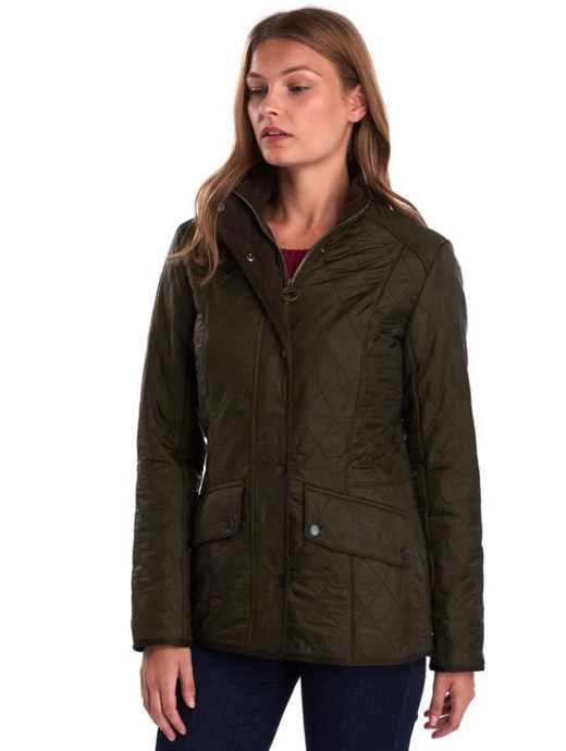 Barbour Cavalry Polarquilt Jacket Dark Olive/Olive | Griggs