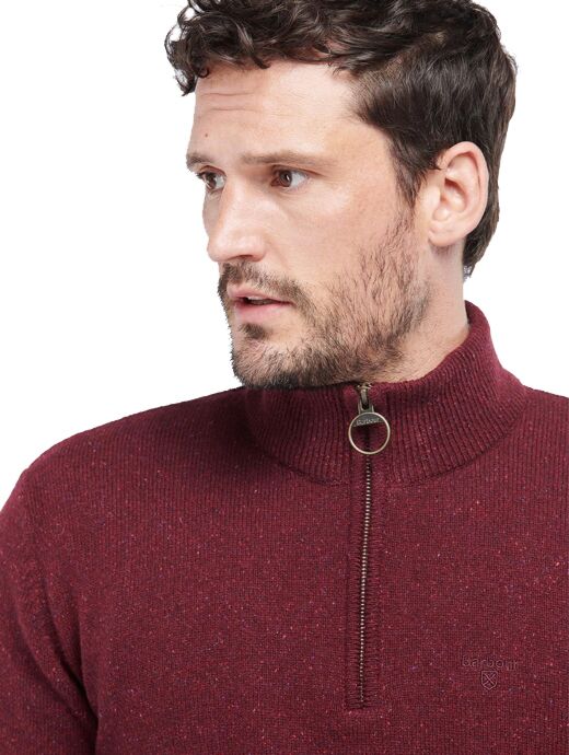 barbour red jumper