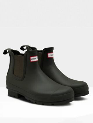 hunter chelsea rain boots mens