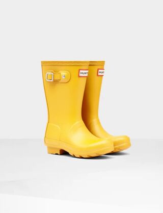 Infant hunter wellies yellow