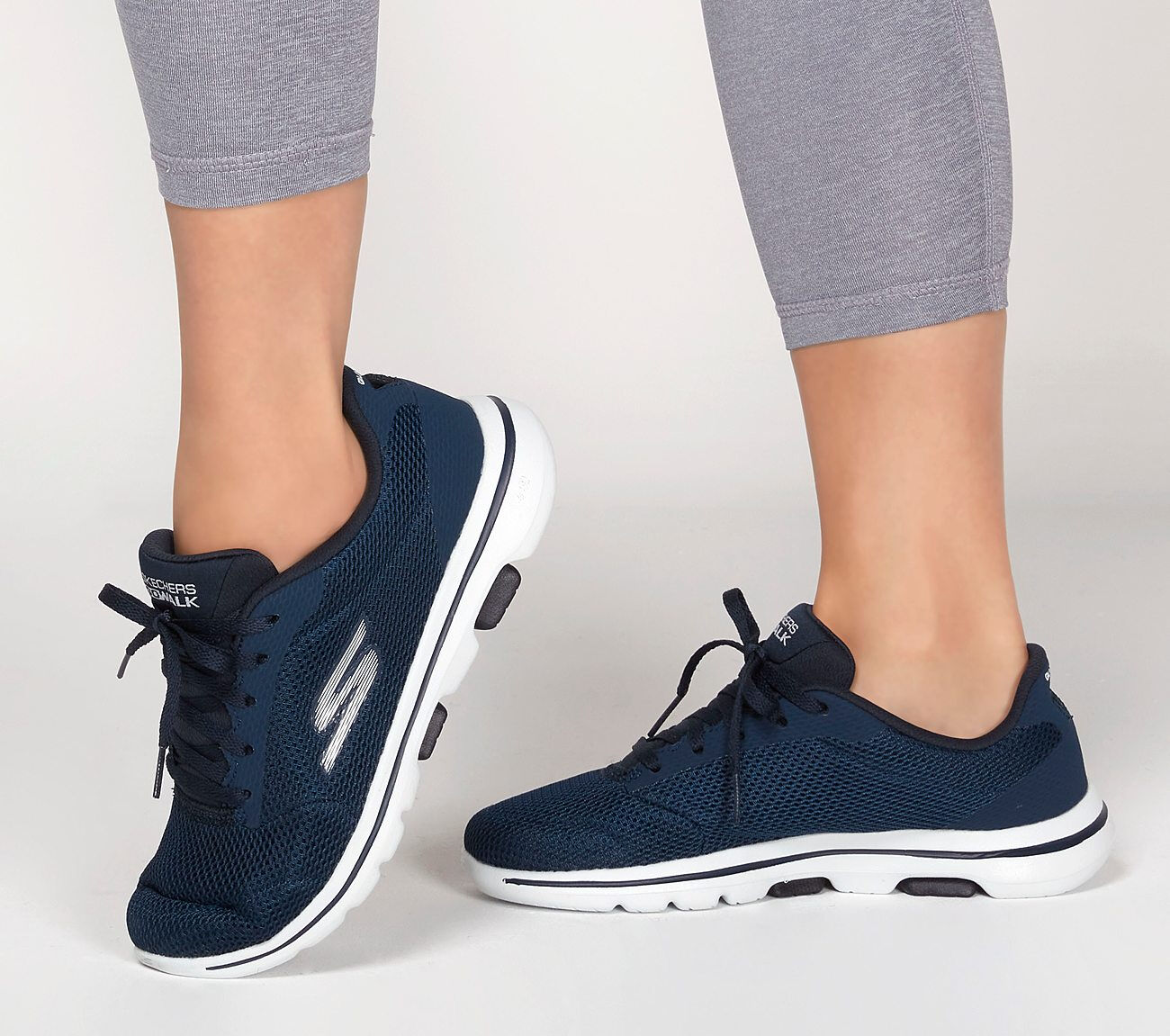 skechers women's go walk 5 lucky trainers