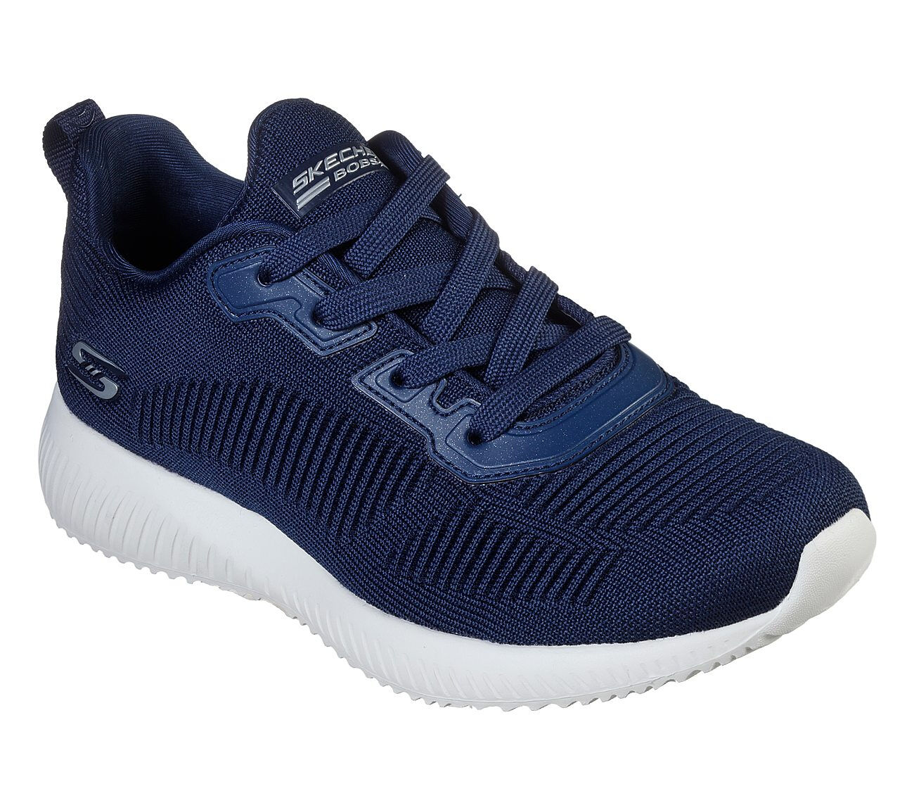 skechers bobs squad tough talk lace up trainers