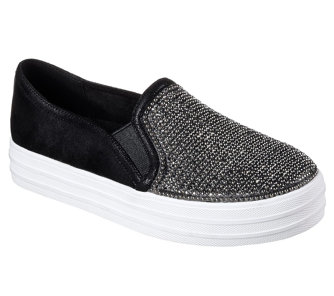 double up shiny dancer skechers