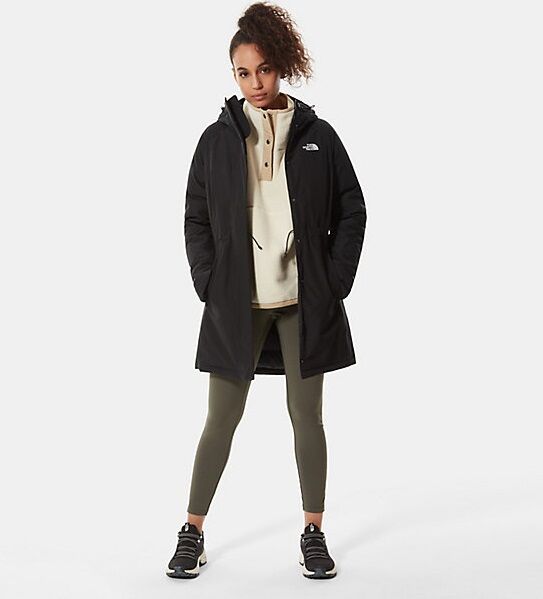 north face womens black parka