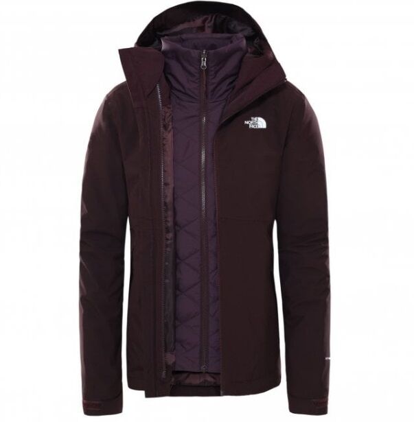 The North Face Women S Carto Zip In Trclimate Jacket Root Brown