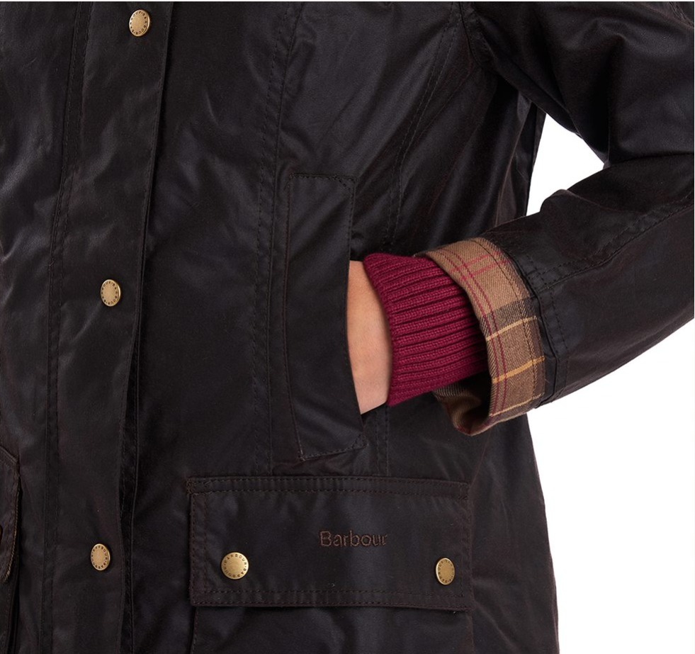 barbour beadnell wax jacket rustic