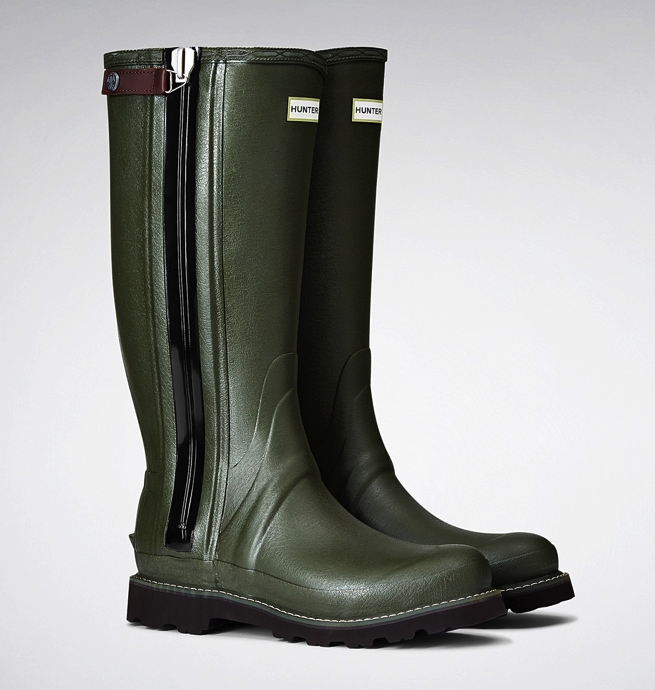 hunter leather commando boots