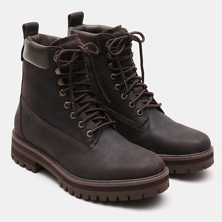 dark brown timberlands