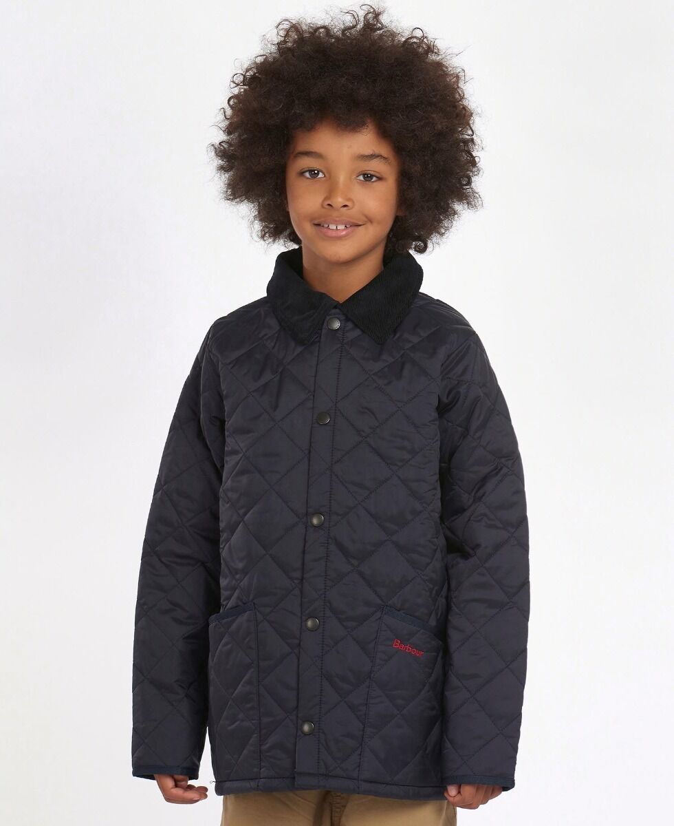 boy's barbour liddesdale quilted jacket