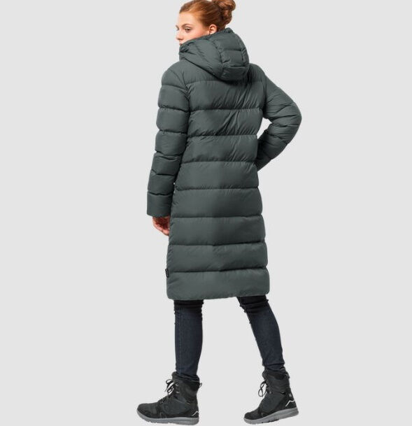 Jack wolfskin crystal palace coat greenish grey