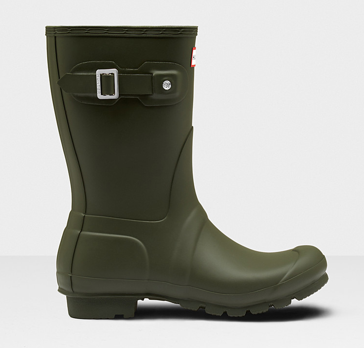 hunter dark olive boots