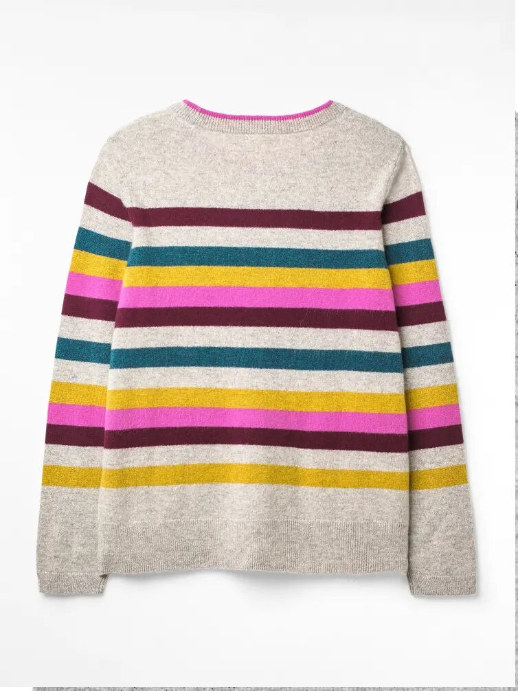 white stuff fluid stripe jumper