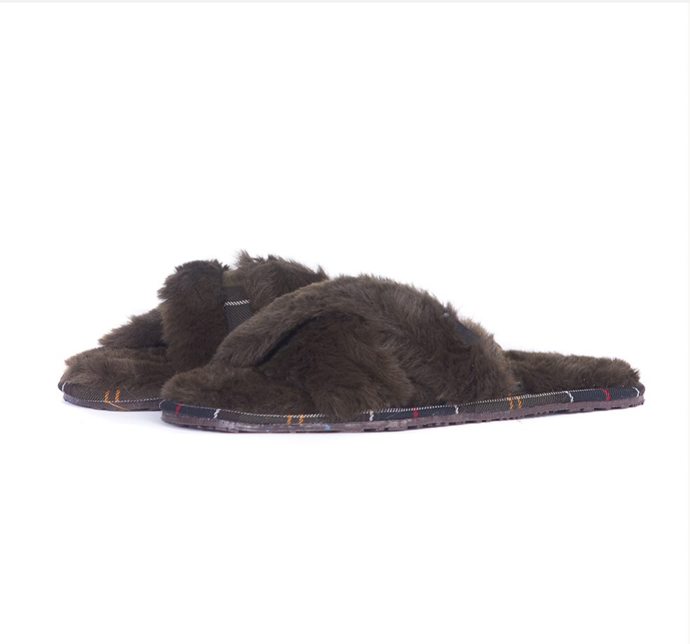 tartan barbour slippers