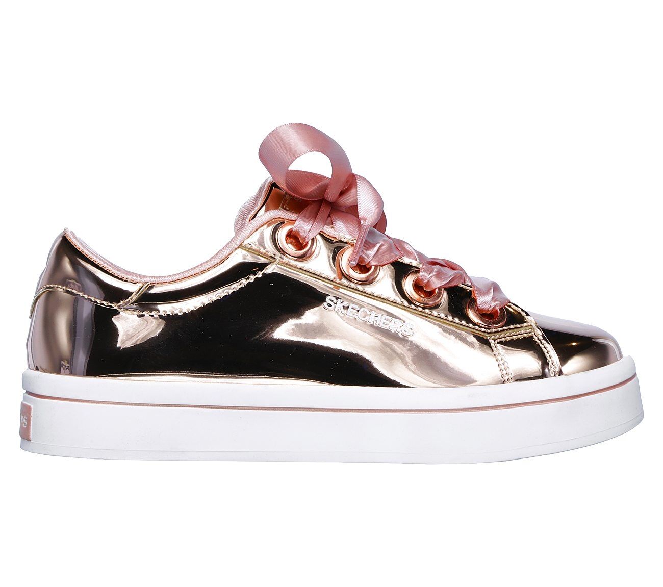 skechers hi lites rose gold