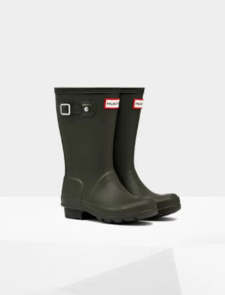 hunter dark olive boots