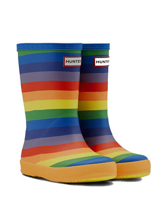 kids hunter wellies size 10