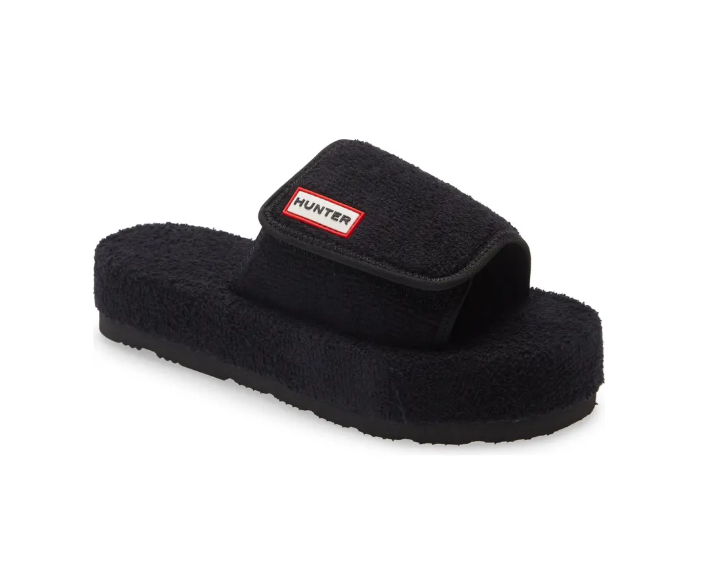 hunter sliders black
