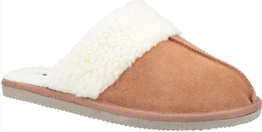 tan slippers