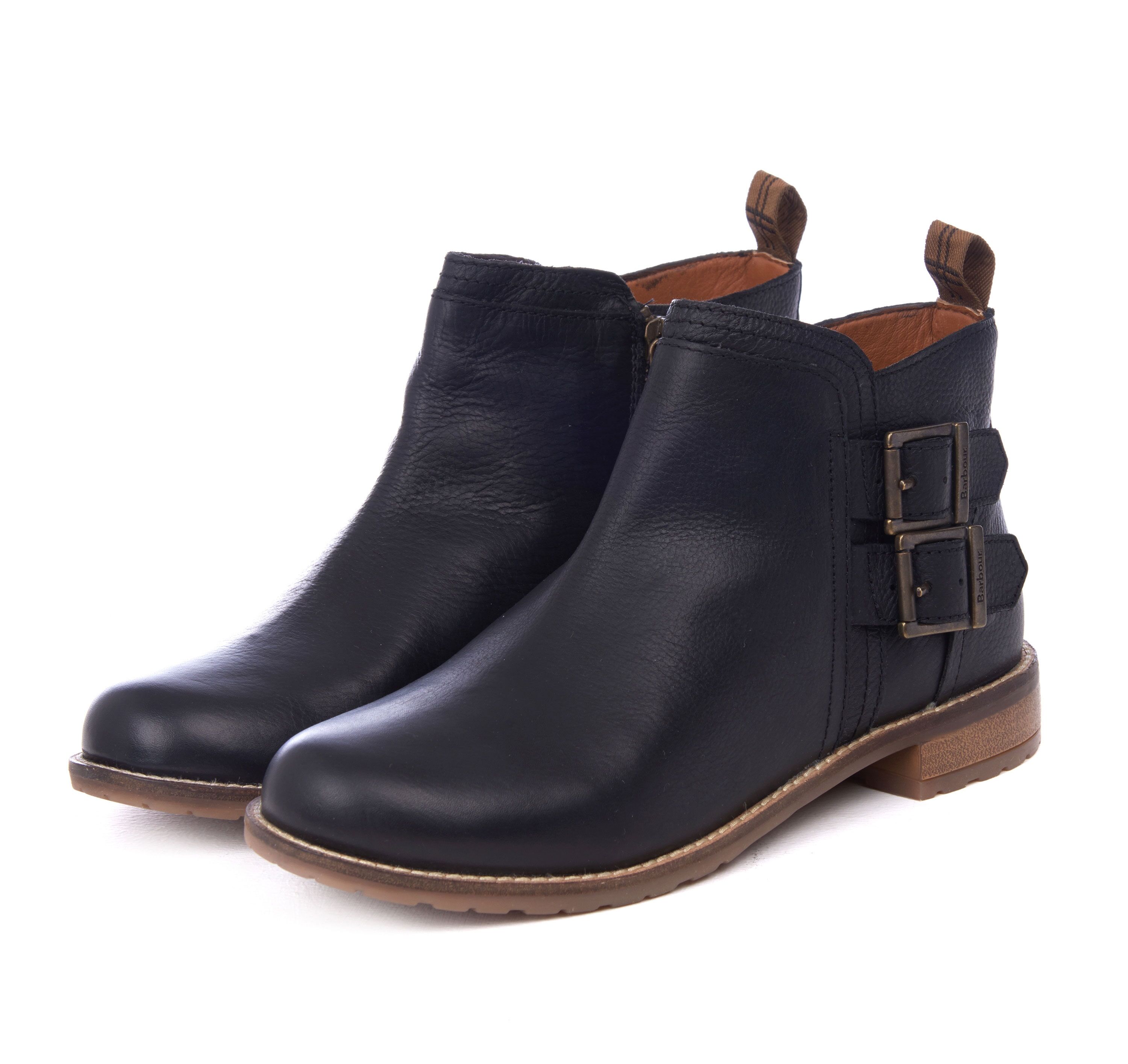 barbour women's sarah low buckle boots