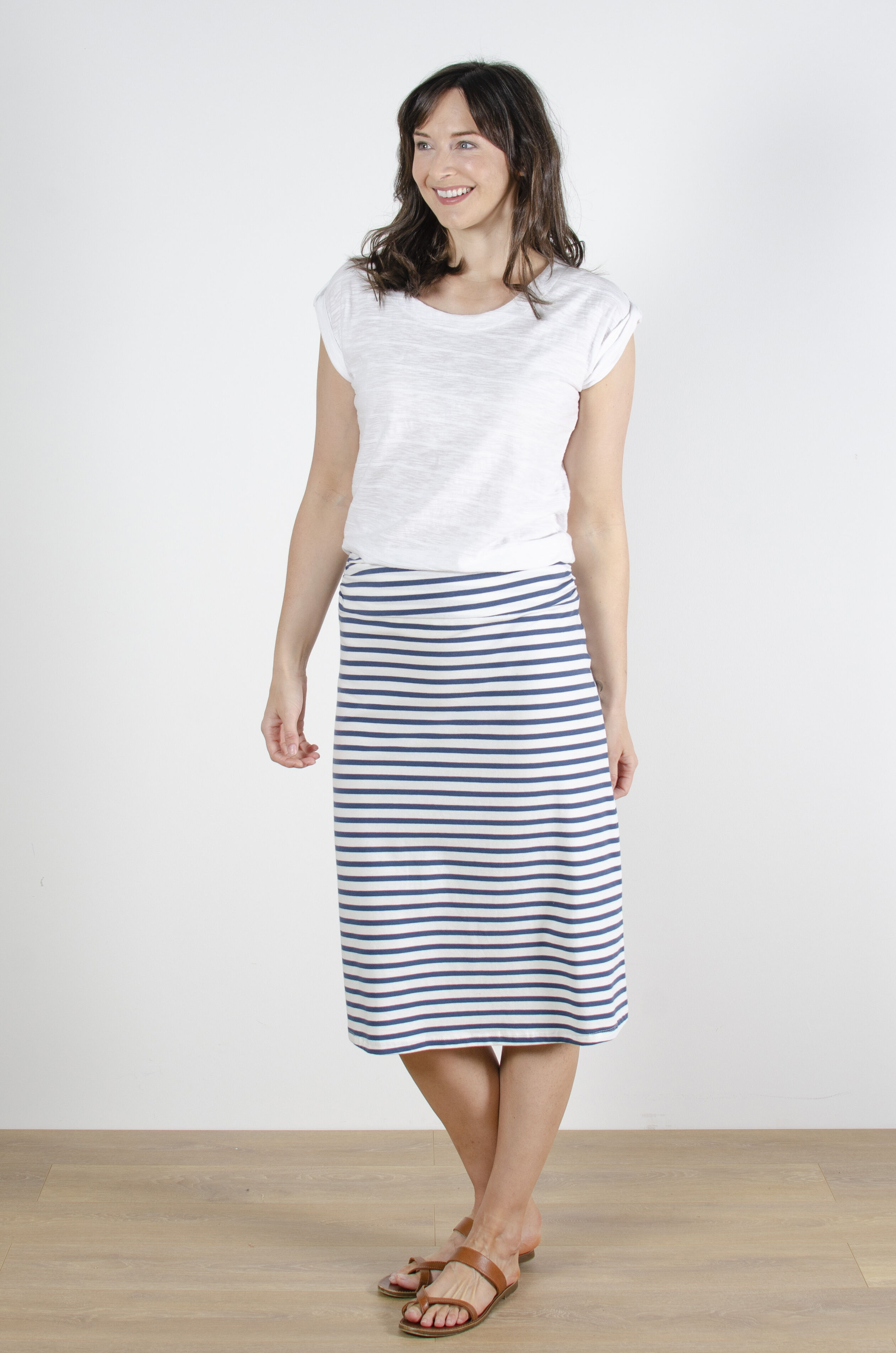 beach midi skirt