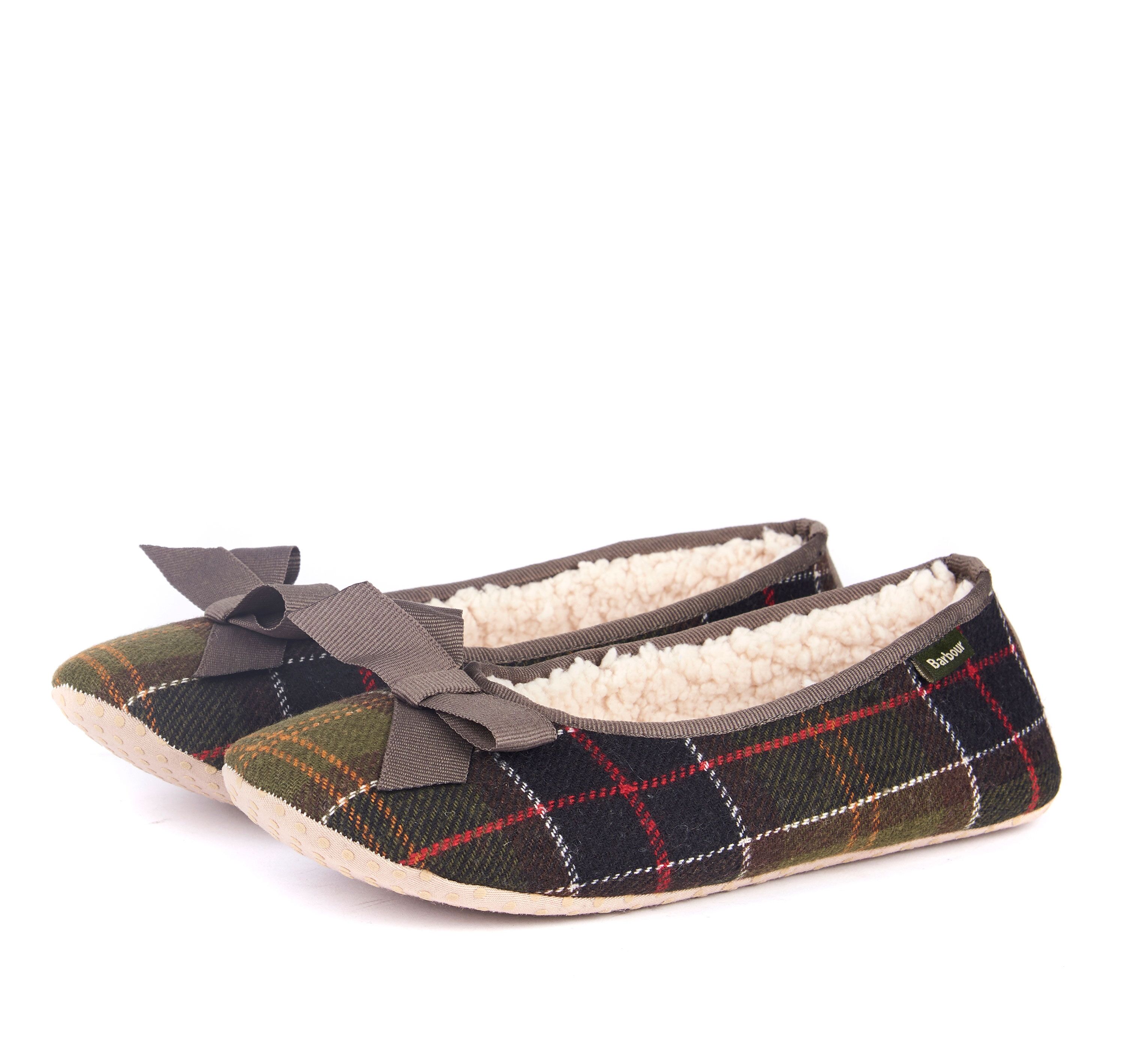 Barbour Lily Slippers Classic Tartan 