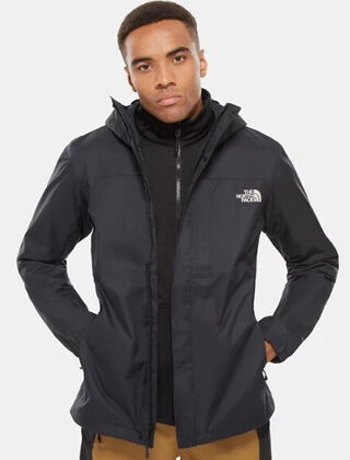 The North Face Men S Quest Zip In Triclimate Jacket Black