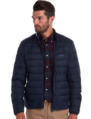 barbour penton quilted jacket navy