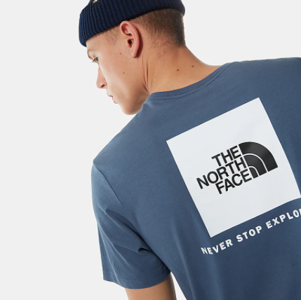 The North Face Redbox T Shirt Vintage Indigo The North Face Redbox T Shirt Vintage Indigo