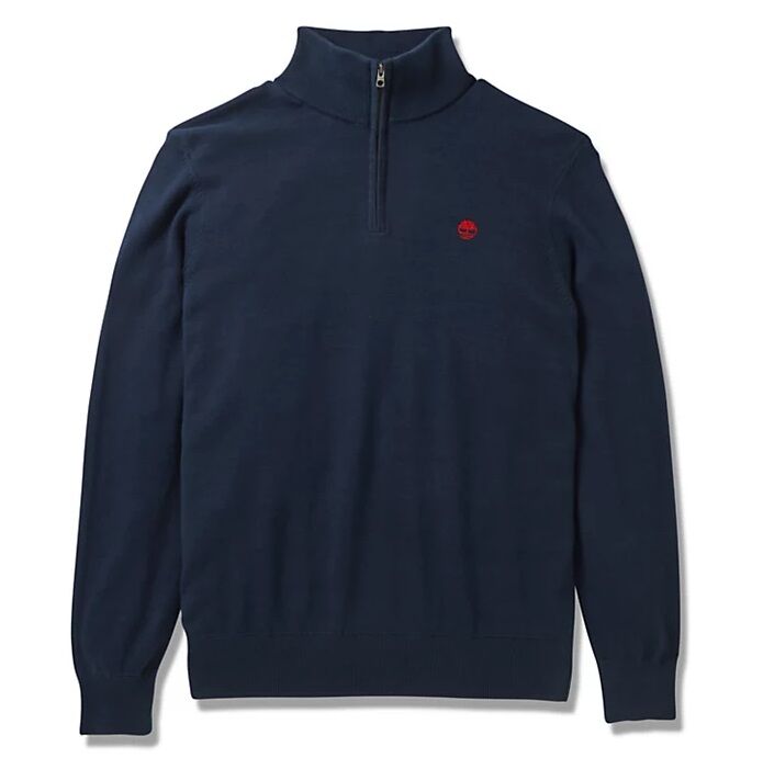 timberland williams river half zip