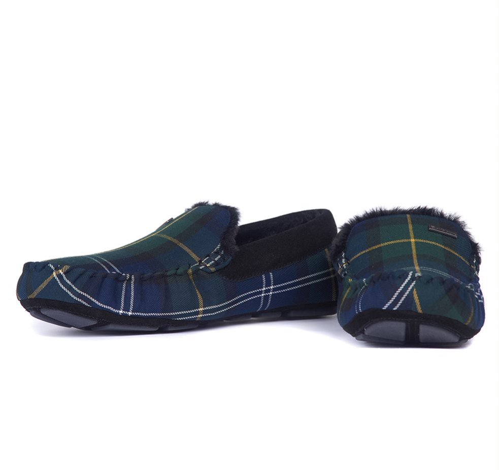 tartan slippers