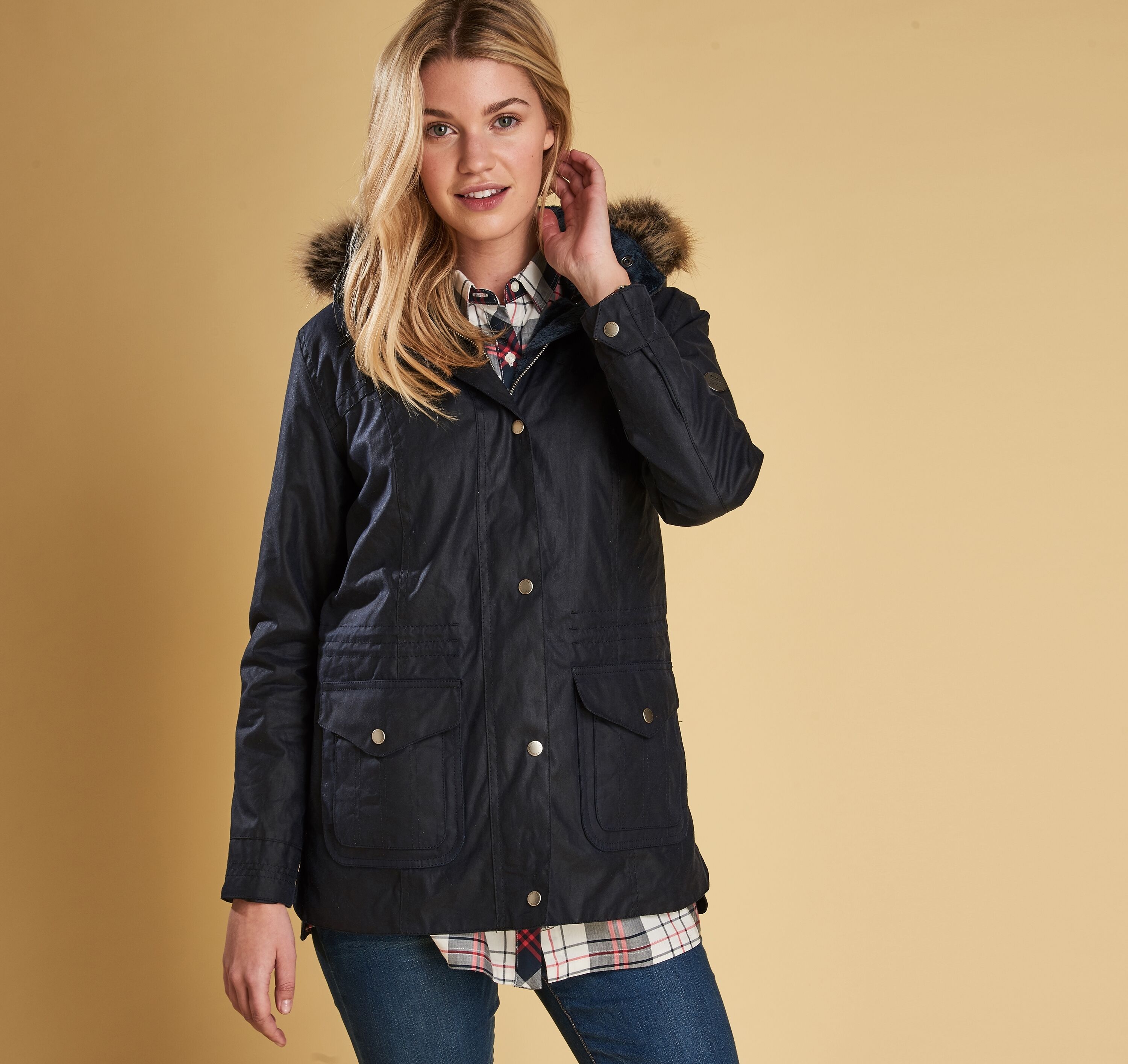 Barbour Southwold Wax Jacket Royal Navy