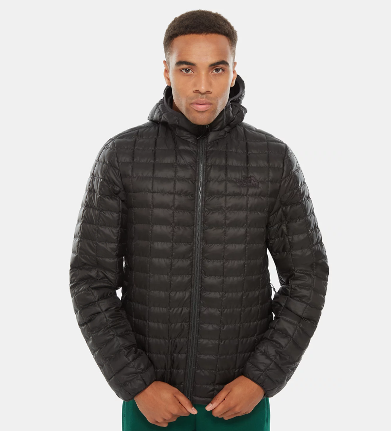 the north face men's thermoball jacket black matte