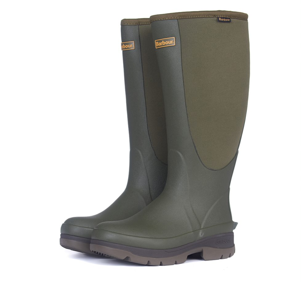 barbour rubber boots