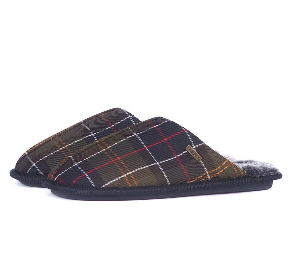 tartan slippers