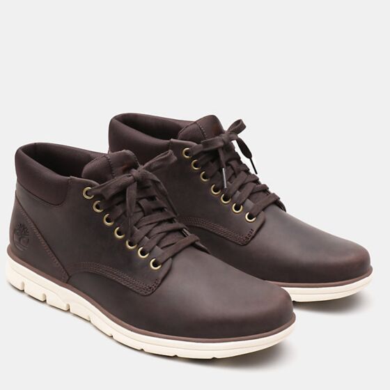 Timberland Men's Bradstreet Chukka Leather Boot Dark Brown | Griggs