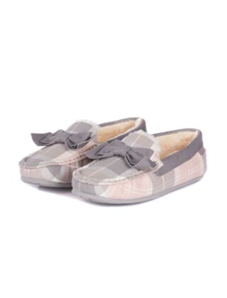 Barbour Sadie Mocassin Slippers Pink 