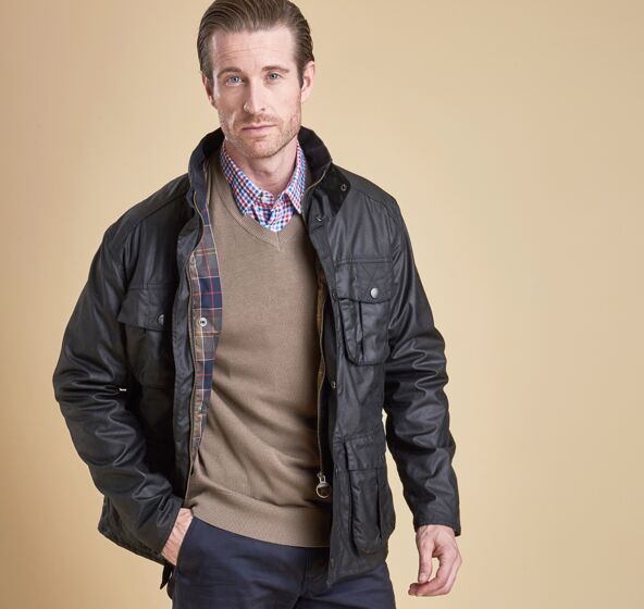 waxed utility jacket