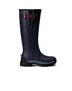 Hunter Women's Balmoral Side Adjustable Neo Tech Sole Boot Navy/Peppercorn