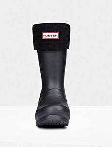 Hunter Kids Welly Boot Socks Black