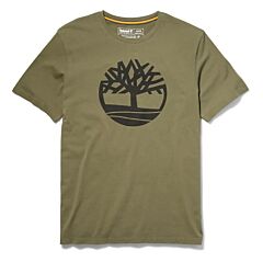 Timberland Kennebec River Tree Logo Tee Grape Leaf