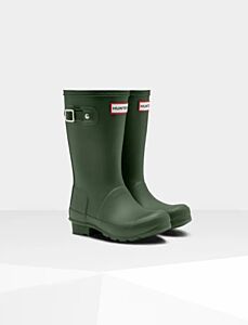 Hunter Kids Original Wellington Boots Hunter Green