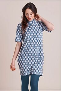 Mistral Cowl Neck Printed Tunic Multi