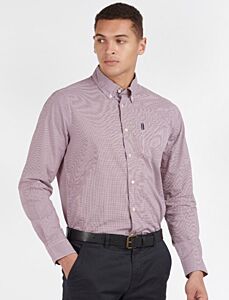 Barbour Gingham 23 Tailored Shirt Red