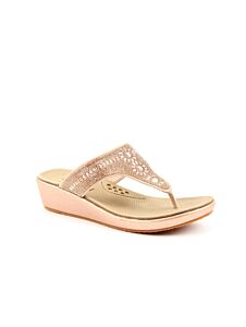 Heavenly Feet Star Sandals Rose Gold